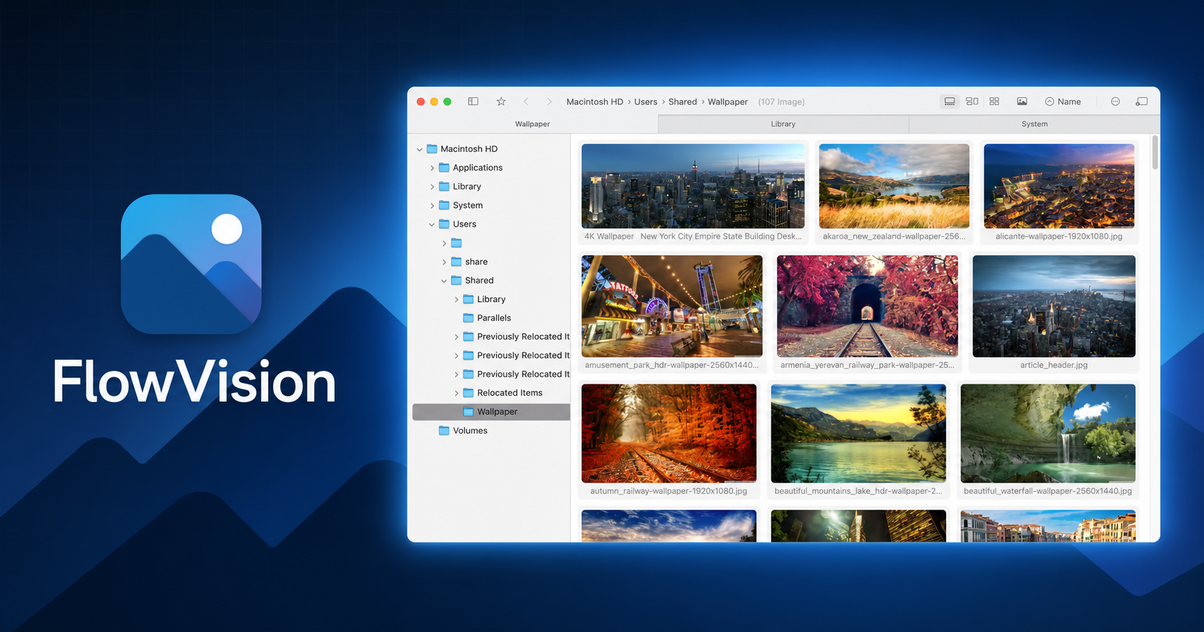 FlowVision - Fast Image and Video Browser for macOS